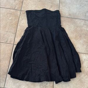 Black Strapless Dress Sz S